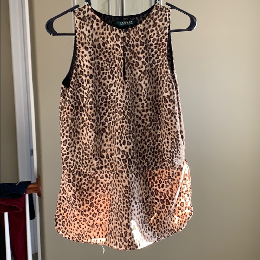 Ralph Lauren leopard tank